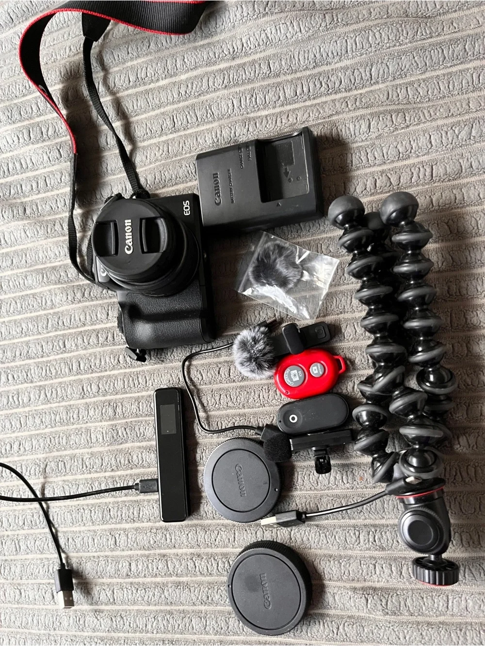 Canon Black DSLR Camera Bundle with Accessories